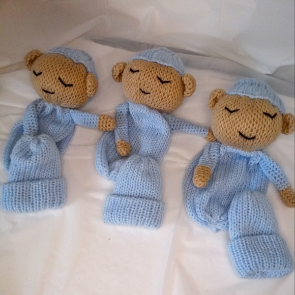 Handmade Knitted Soft Baby and Premie Hat - Picture 7 of 9